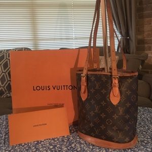 Authentic Louis Vuitton Bucket PM
